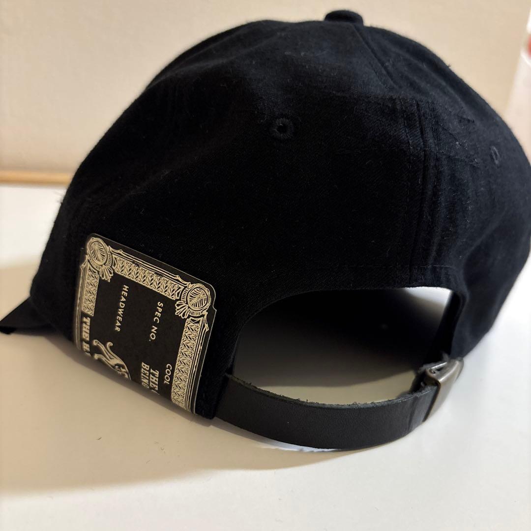 hwdog ヨウジヤマモトコラボブラック刺繍Wロゴベースボールキャップ