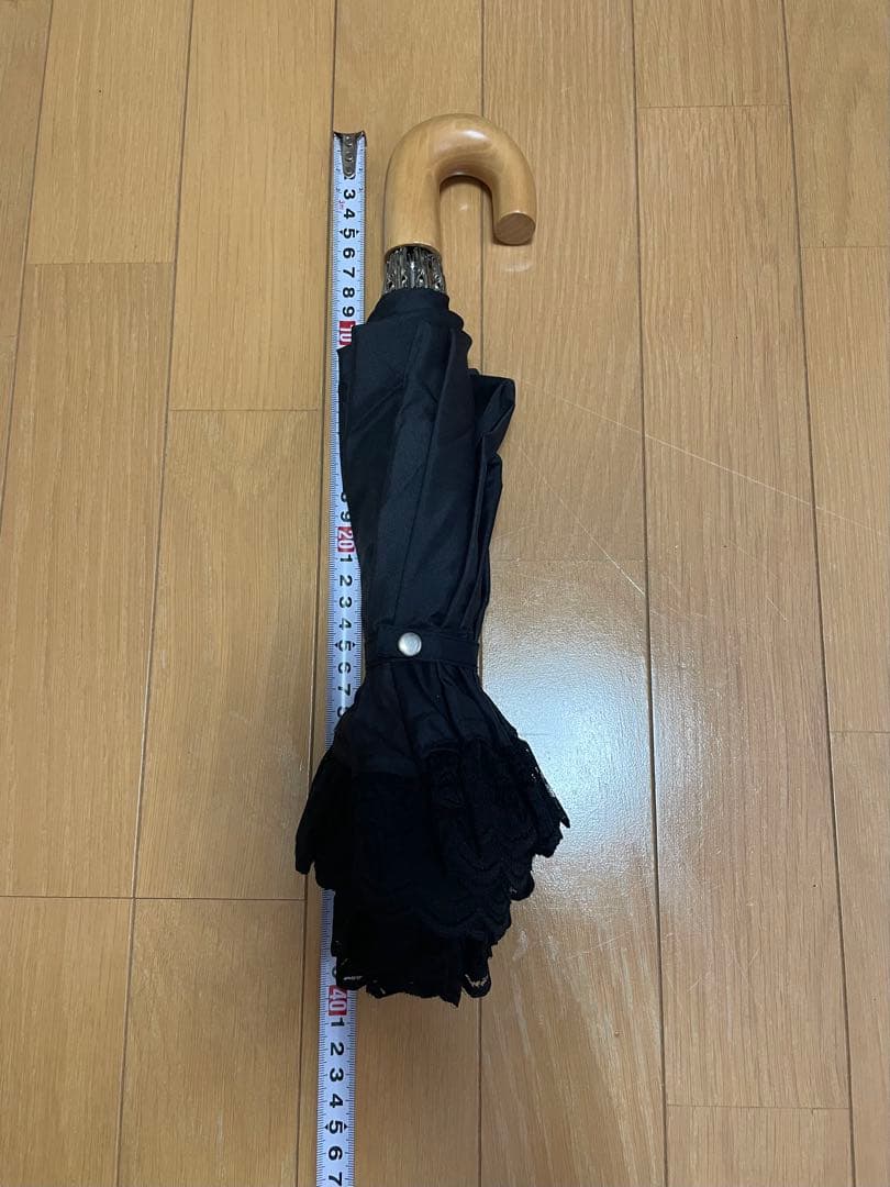 希少✴︎ ベイビーザスターズシャインブライト　折りたたみ　傘　黒