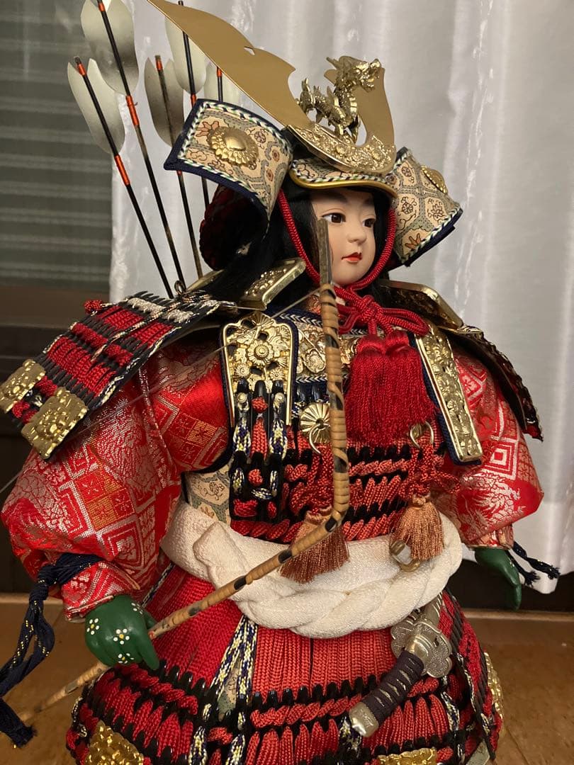 市松人形 豪華衣装 黒髪 プレミアムクオリティ