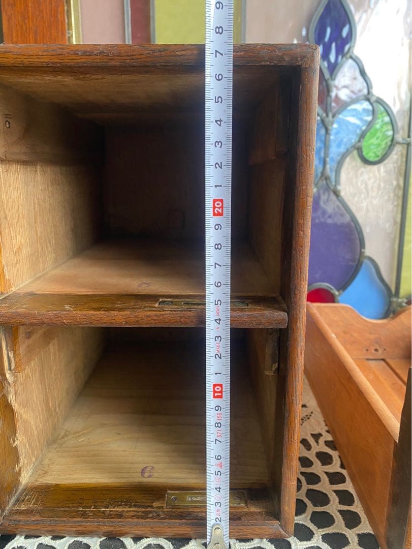 2段小引き出し 小物入れ 古道具 当時物 アンティーク 昭和レトロ インテリア