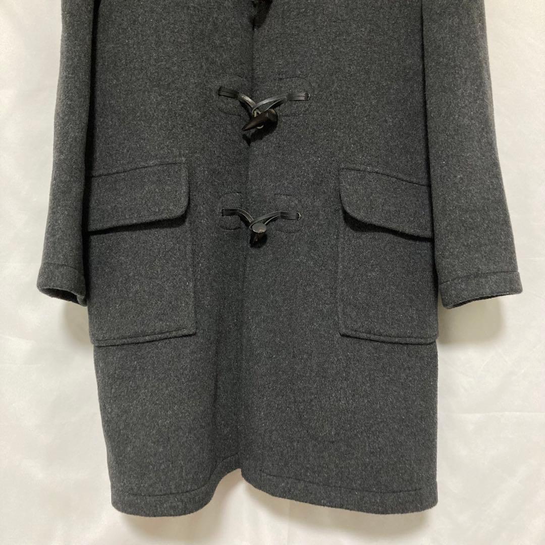 英国製 グローバーオール ダッフルコート L グレー ロング丈 90s 古着