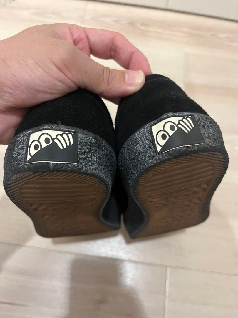 ⭐︎last resort ab黒 スエード モカシンシューズ27.5cm