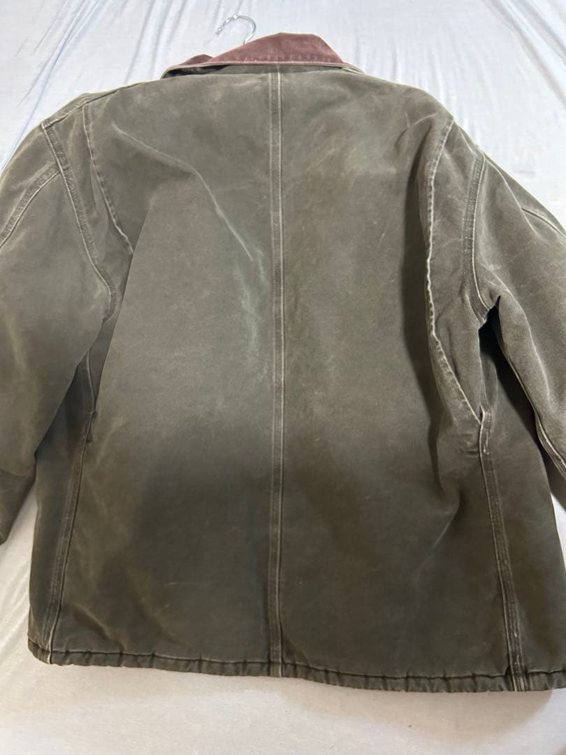 Carhartt トラディショナルコート C26MOSコーデュロイ襟（茶）