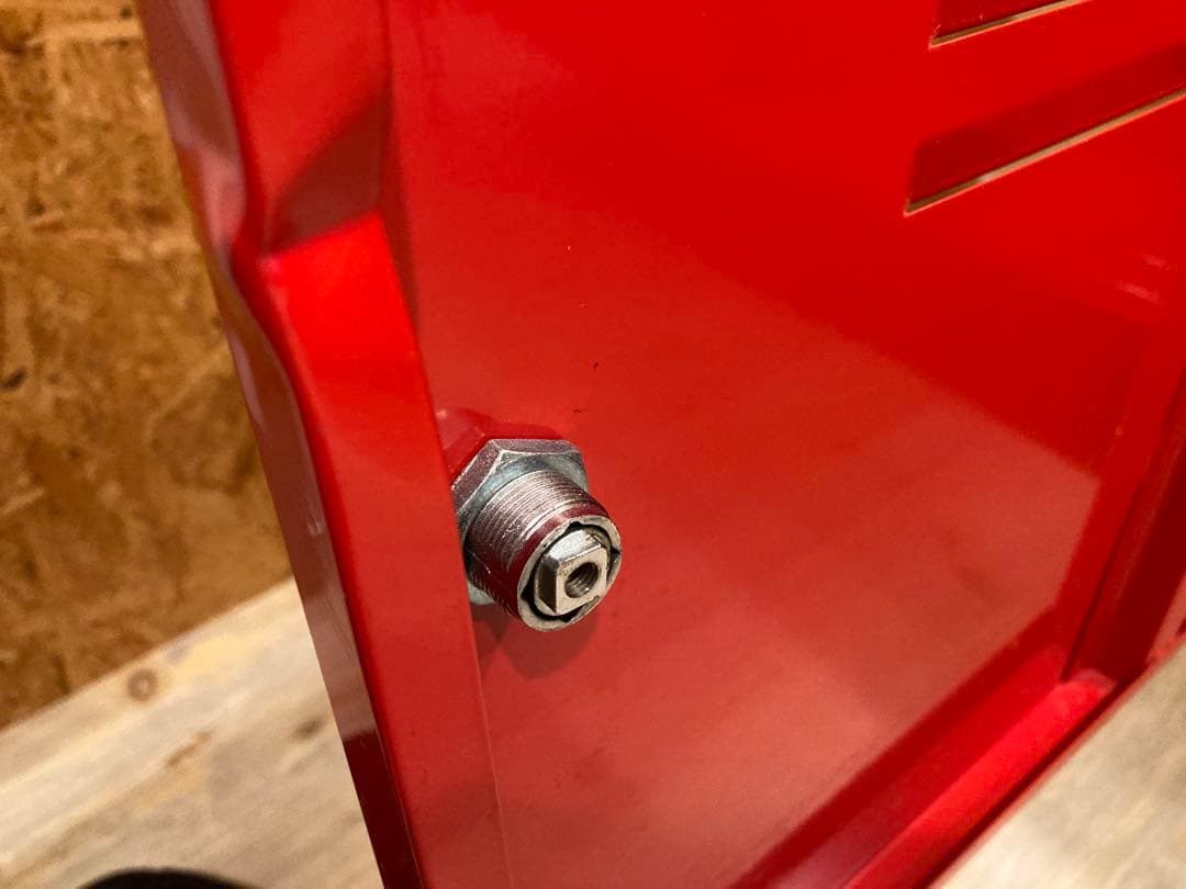 ぬかみそ　【廃盤品】IKEA PS スチールキャビネット レッド