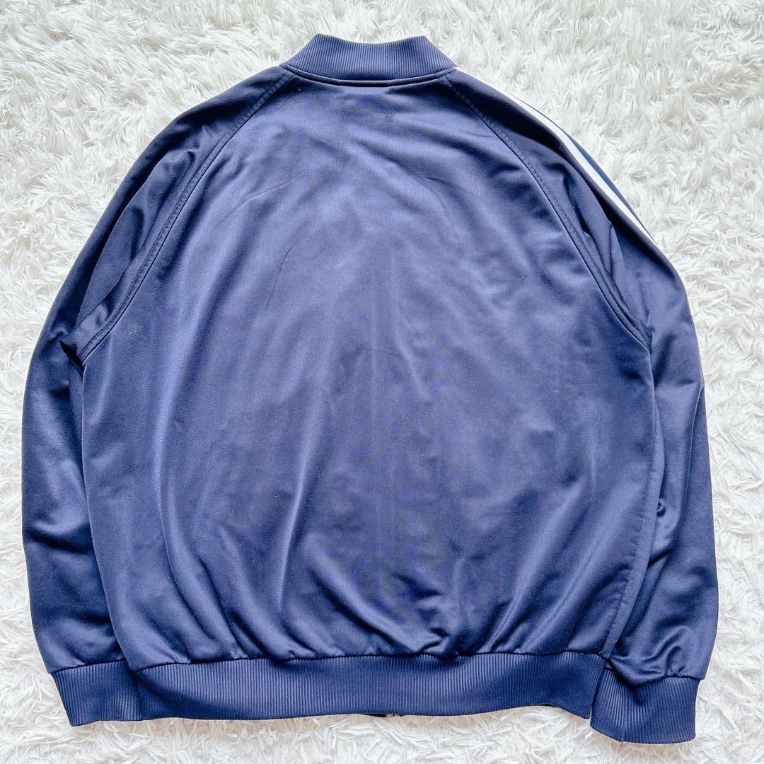 美品 90s アディダス トラックジャケット 刺繍ロゴ 万国旗タグ ヴィンテージ