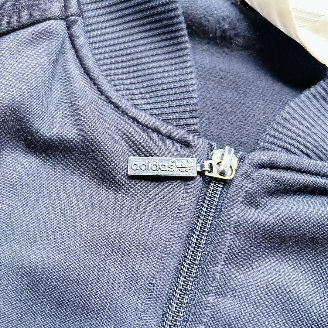 美品 90s アディダス トラックジャケット 刺繍ロゴ 万国旗タグ ヴィンテージ