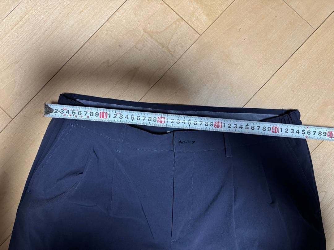 超美品 ムータ マリン ストレッチナイロン セットアップ 紺 6/7