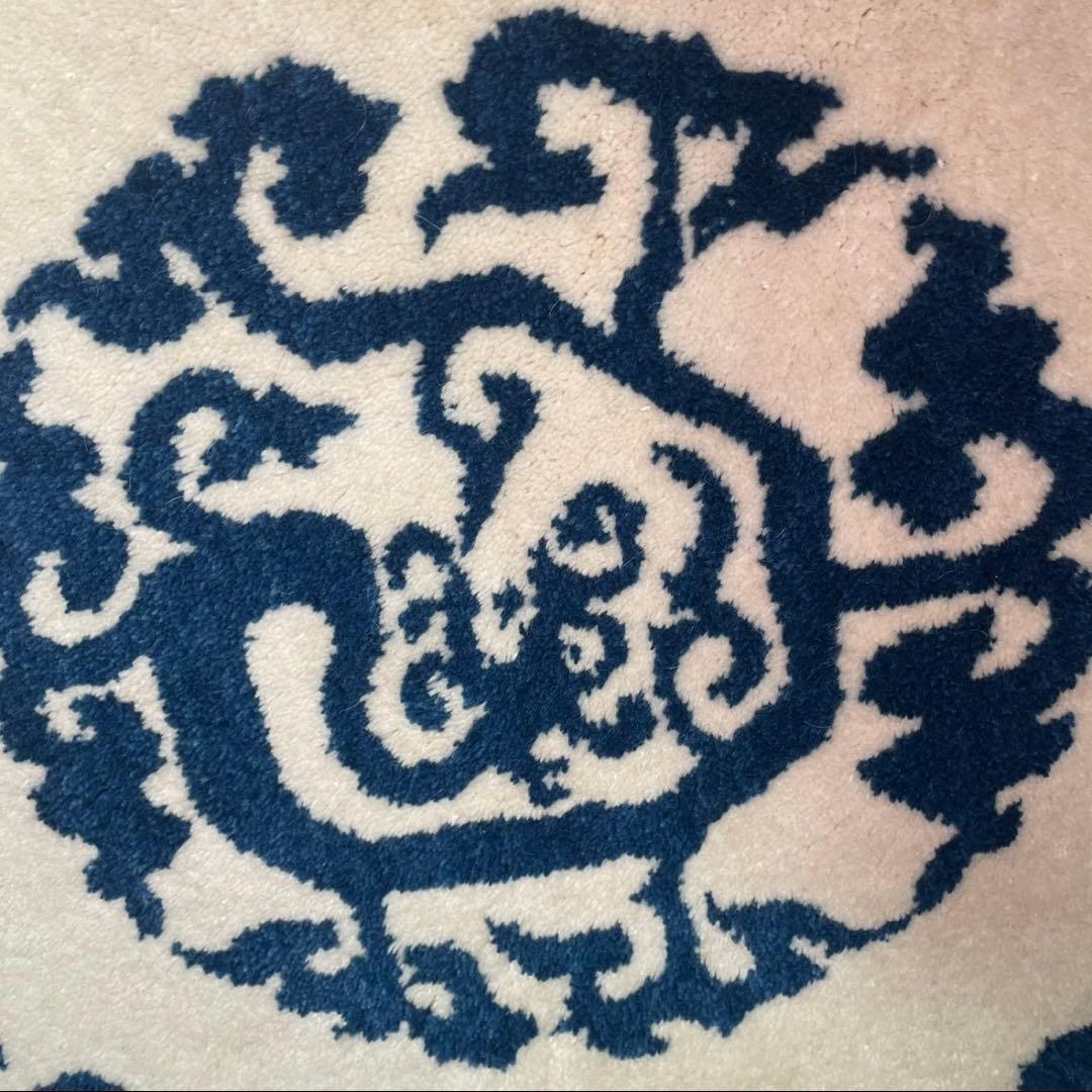 美品　MUNI ムニ絨毯　ラグ特大　クッション