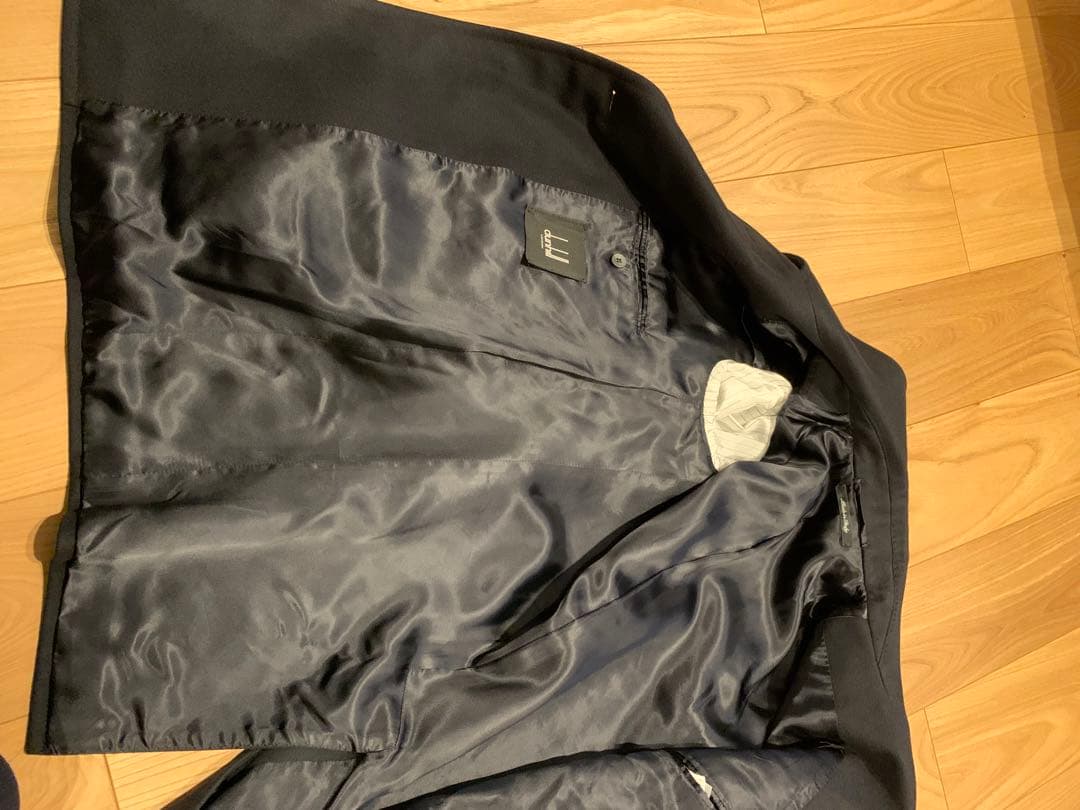 ダンヒル　dunhill ピーコート　ネイビー　イタリア製　サイズ48 カシミヤ