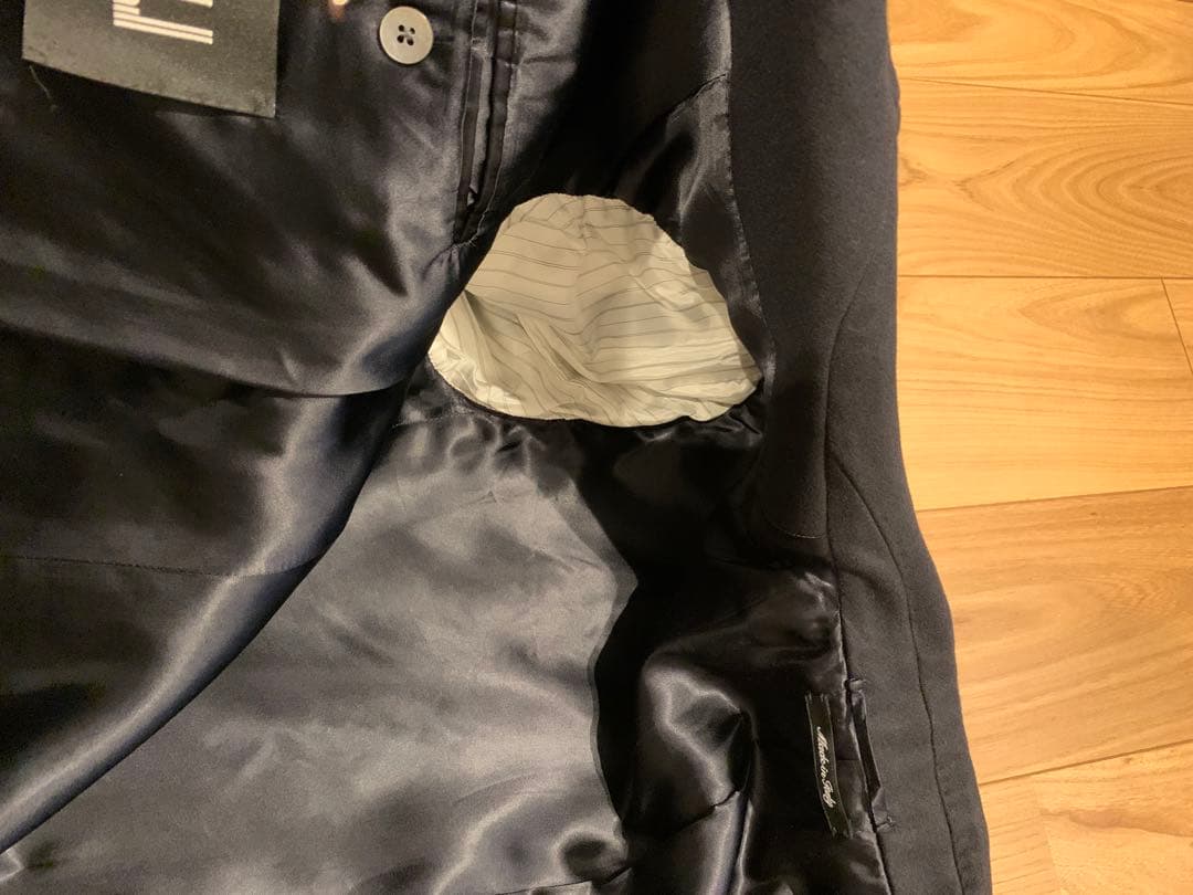 ダンヒル　dunhill ピーコート　ネイビー　イタリア製　サイズ48 カシミヤ