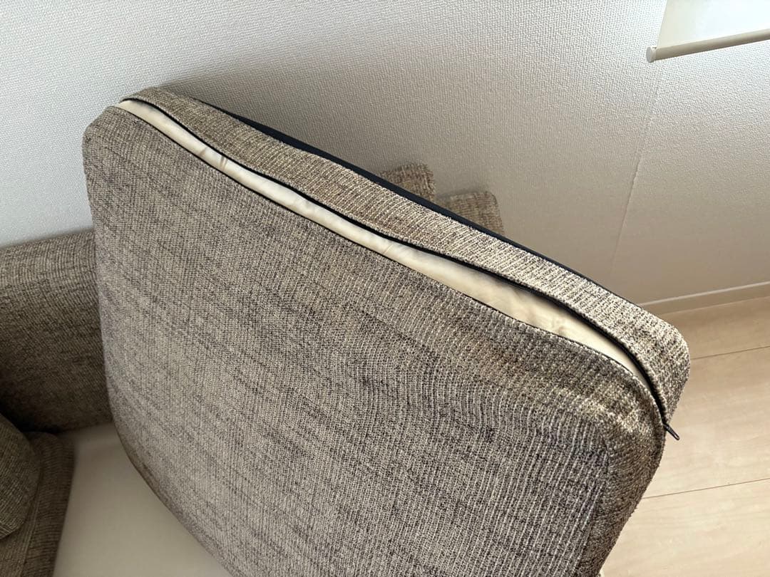 FLANNEL SOFA / ANTOS 3人掛け ライトグレー