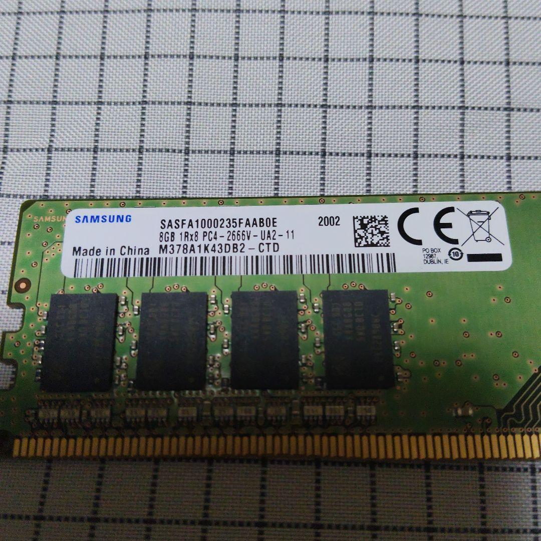 Samsung 16GB(8GB×2) DDR4 メモリー PC4-25600