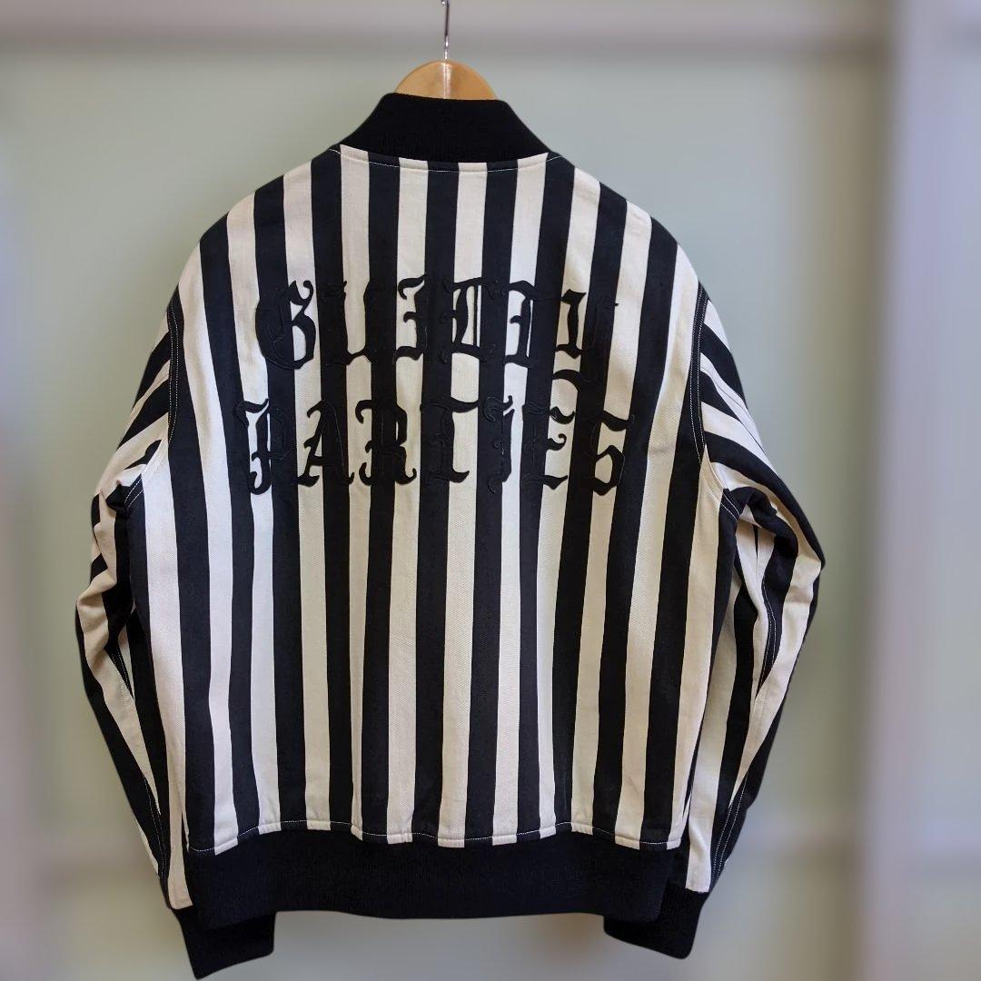 最終価格】WACKO MARIA STRIPE VARSITY JACKET