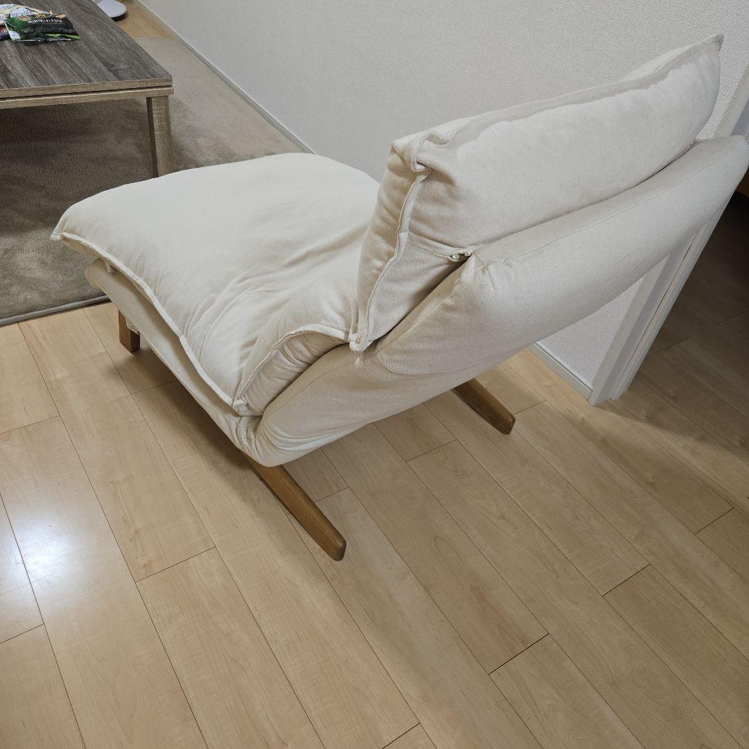 無印良品　ハイバックリクライニングソファ　1シーター　ポリエステル平織