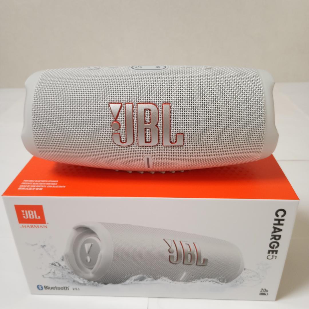 JBL CHARGE5 ホワイト Bluetoothスピーカー 未開封品