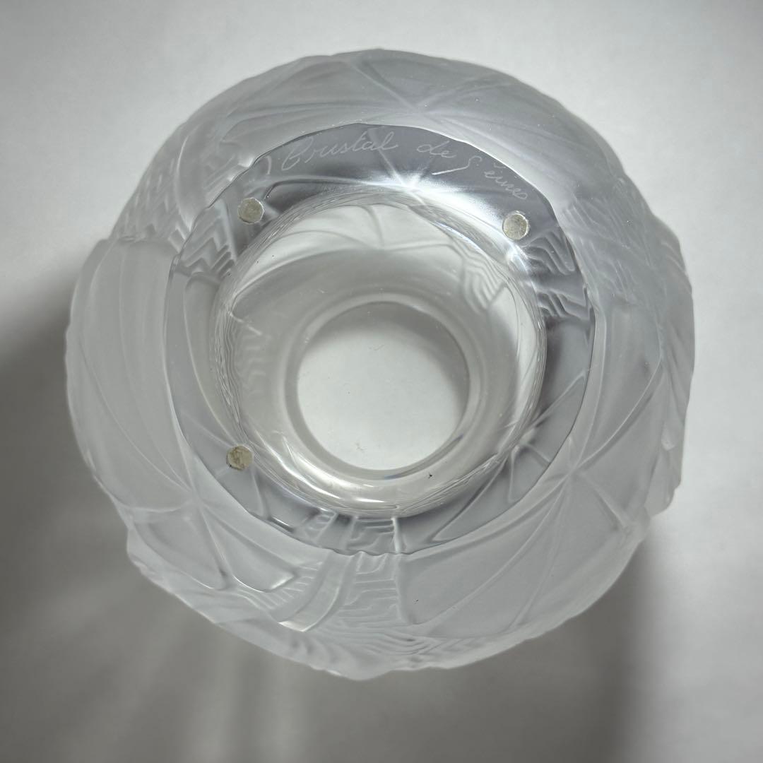 ◆CRISTAL de SERVES FRANCE クリスタル花瓶 フランス製◆