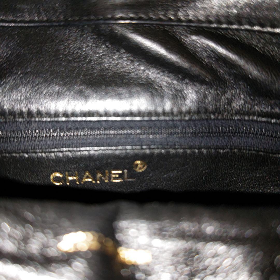 【CHANEL】シャネル　マトラッセ　ラムスキン　ココマーク　ショルダーバッグ