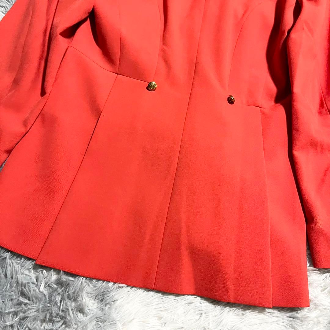 HERMES エルメスカラー　レディース　テーラードジャケット　金ボタン　42