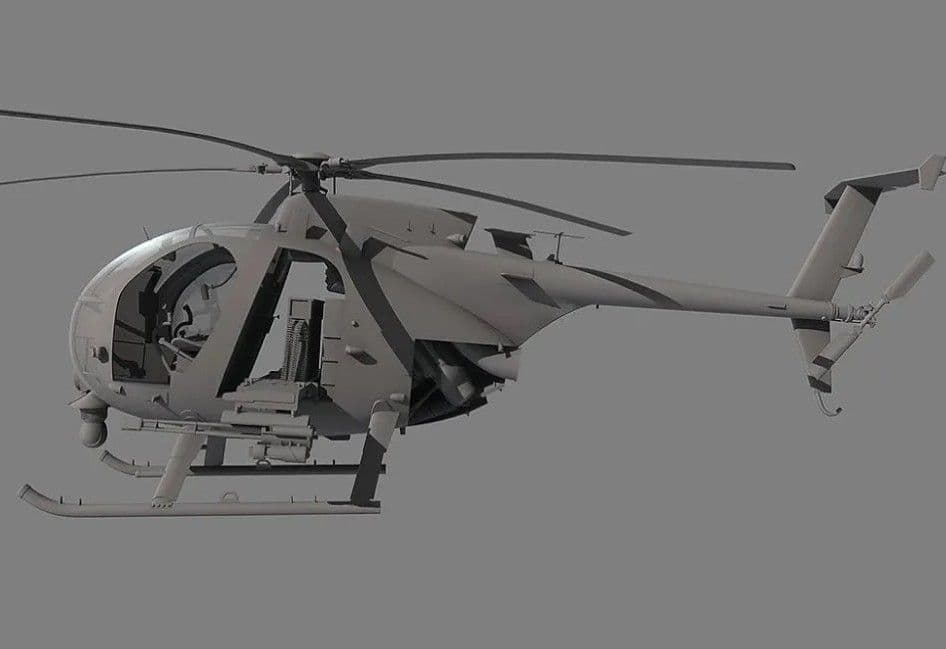 KTTYYHAWK 1/35 AH-6J/MH-6Jリトルバード ヘリコプター