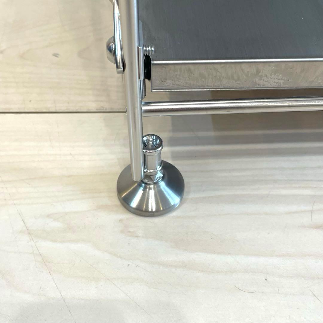 【美品】無印良品 ステンレスユニットシェルフ ワイド 小 ステンレス棚