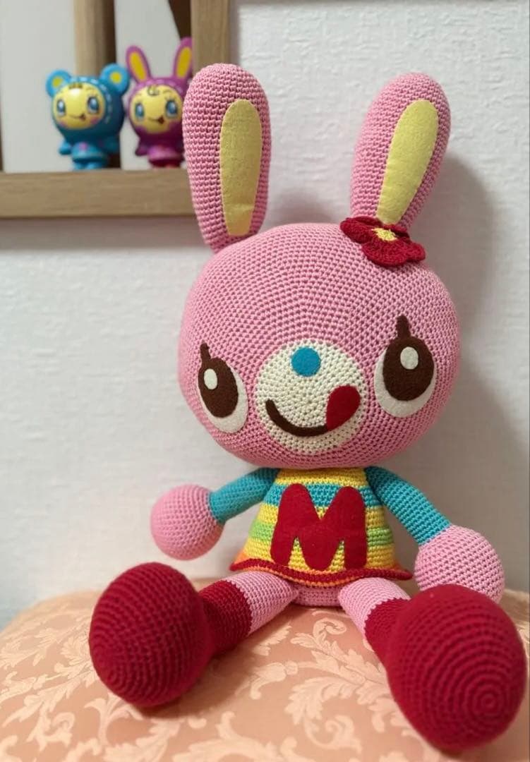 メゾピアノ ミミ ポポ ミミちゃん 特大 ぬいぐるみ 編みぐるみ 新品 タグ付