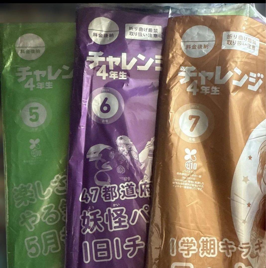 チャレンジ4年生 1年分と小5 4月分　13ヶ月分