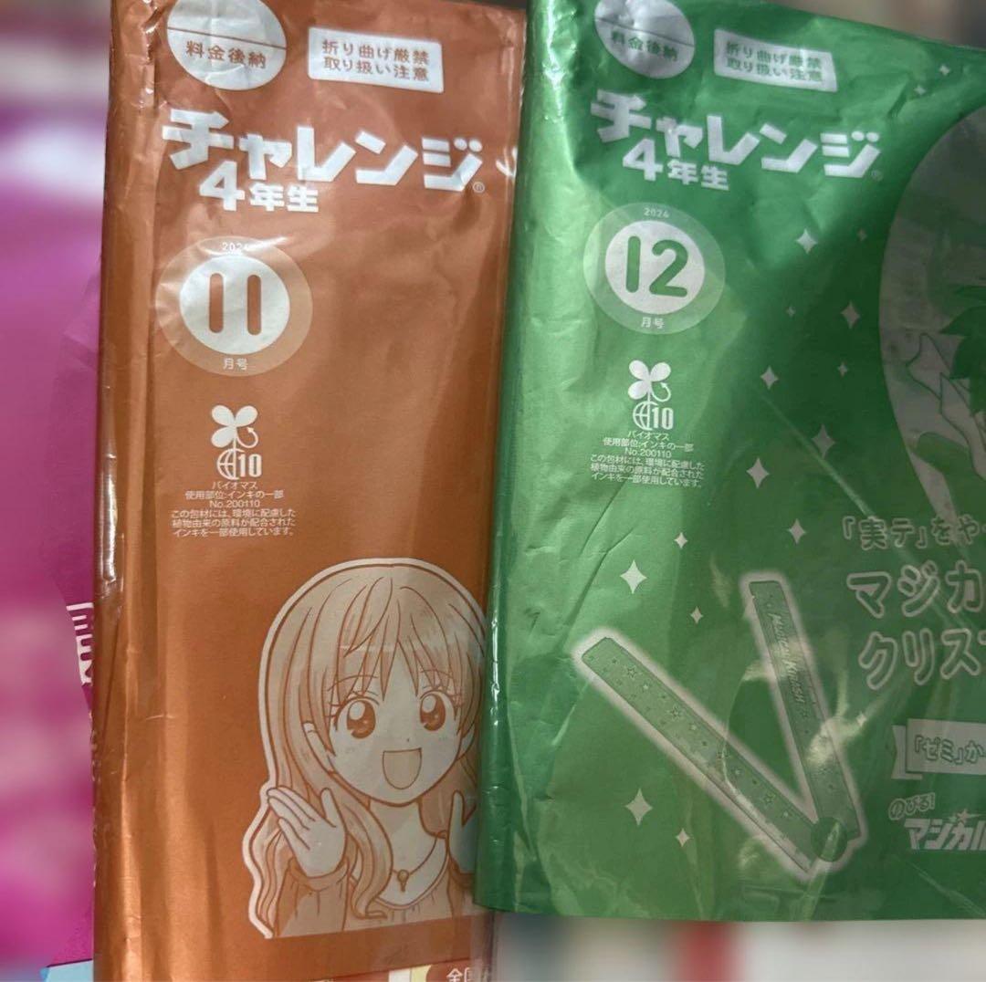 チャレンジ4年生 1年分と小5 4月分　13ヶ月分