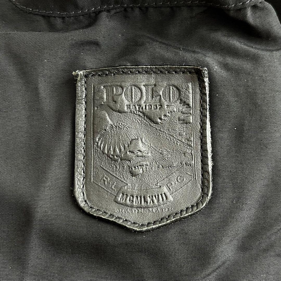 【現行】ポロラルフローレン　ファー付きジャケット　現行モデル　160 美品　黒