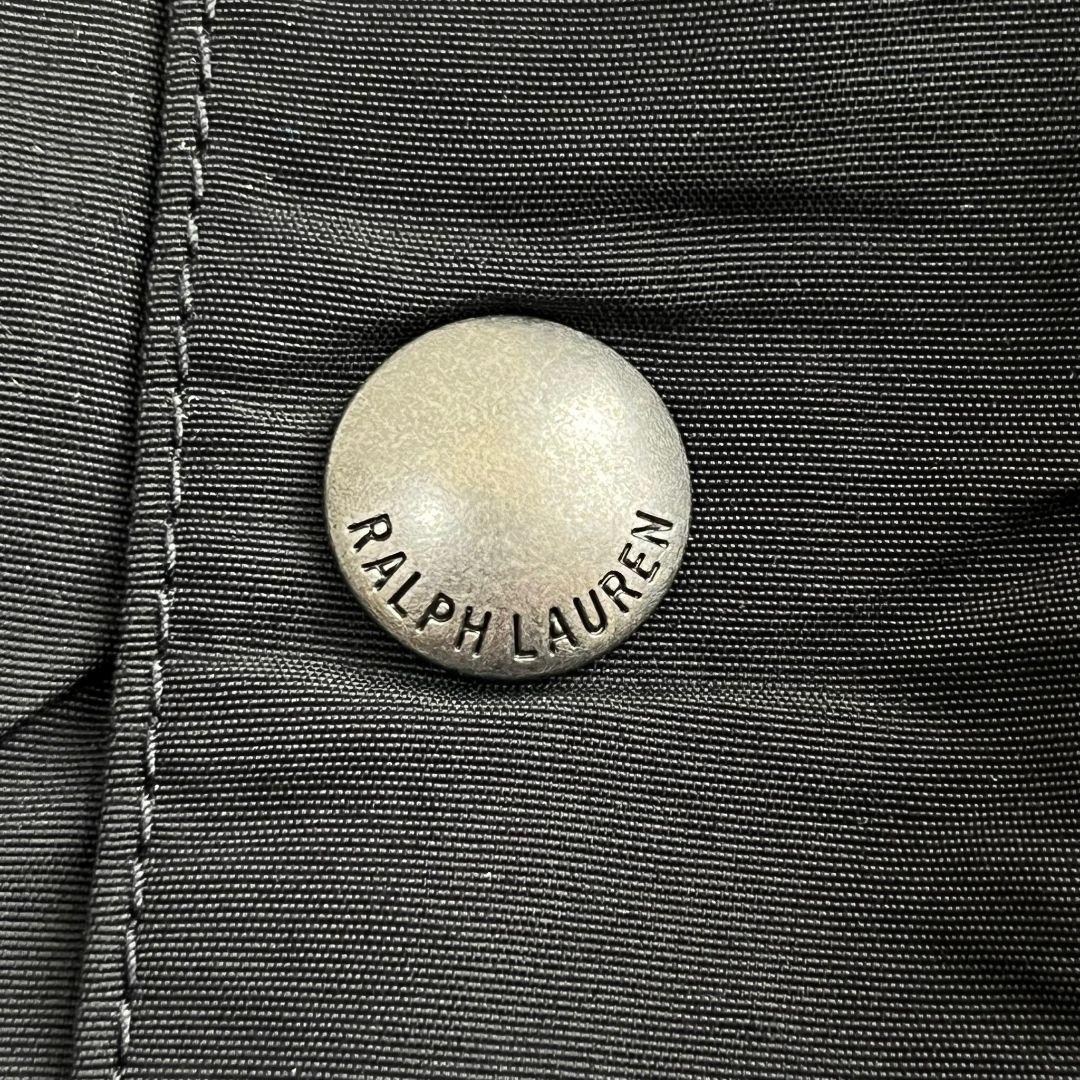 【現行】ポロラルフローレン　ファー付きジャケット　現行モデル　160 美品　黒