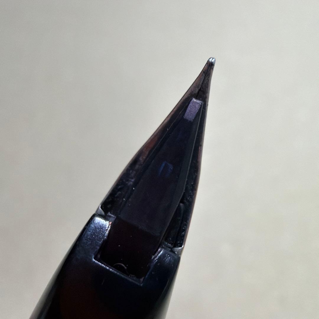 廃盤 パイロット Elite エリート 半格子 万年筆 18K 750 F 蝕刻