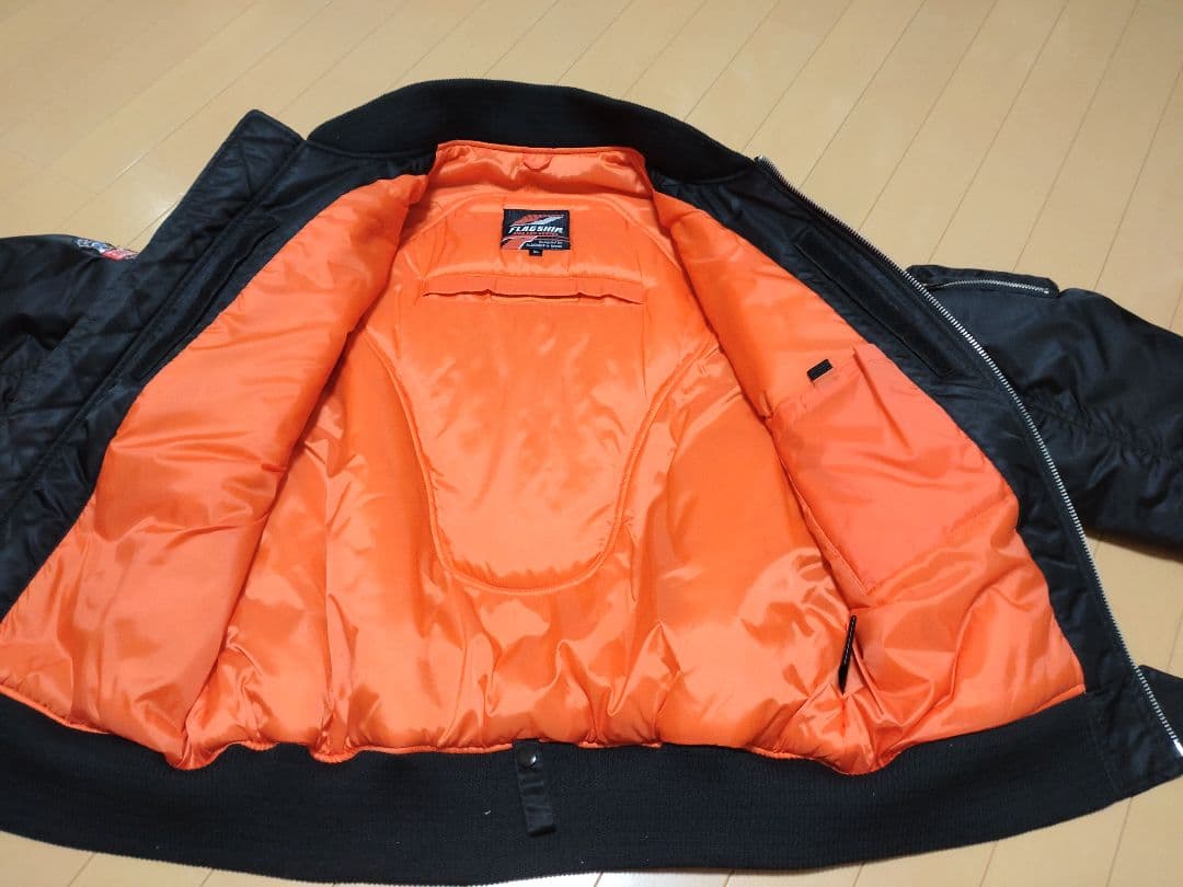 フラッグシップ　バイク用MA-1ジャケット