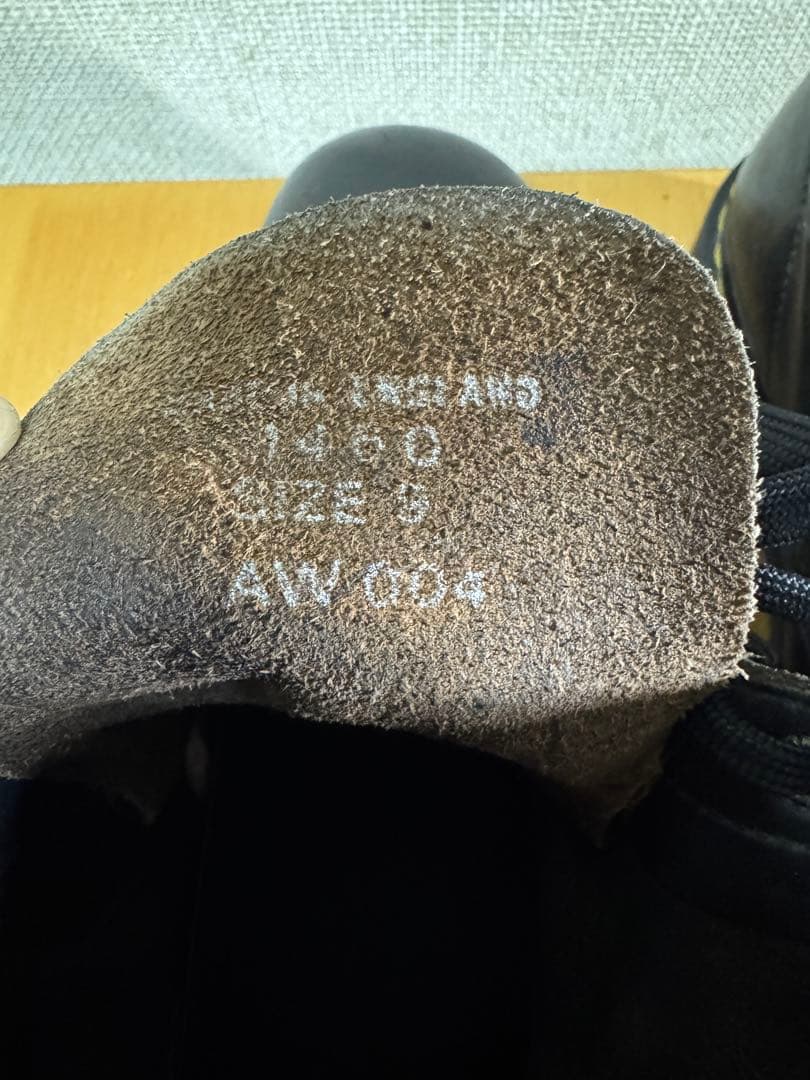 ドクターマーチン 8ホール イングランド製 UK ブラック ブーツ