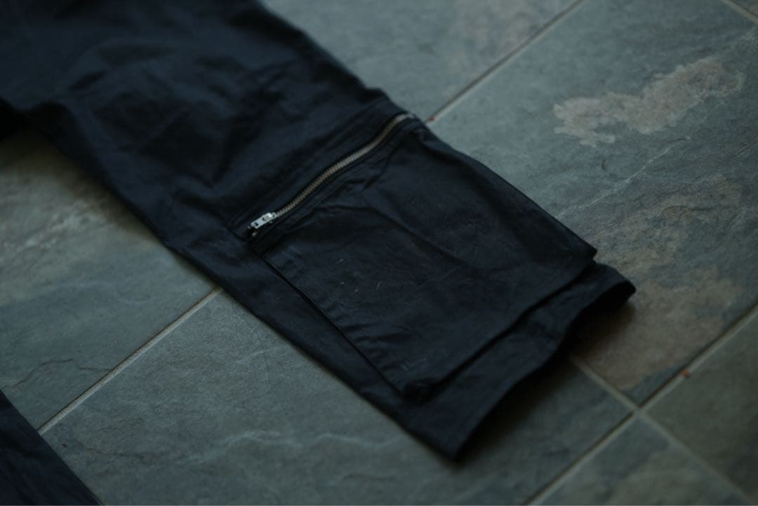 LGB ルグランブルー ジップデザイン パンツ サルエル ブラック