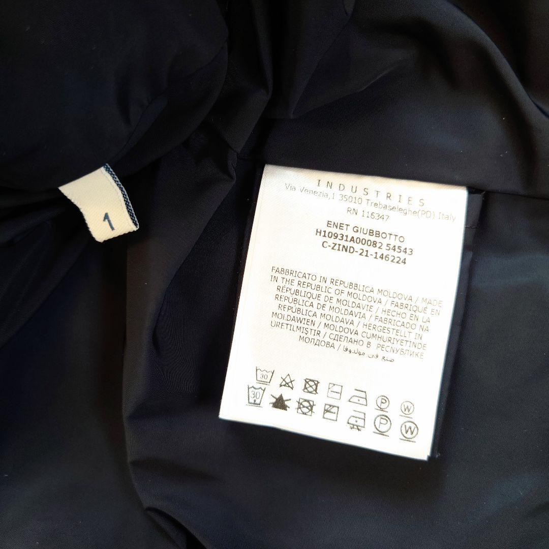 MONCLER　フーディスプリングハーフコート　パーカー　ENET　ネイビー