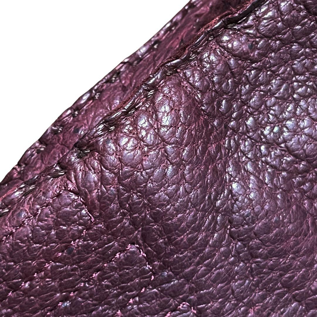 おのり未使用 AIGNER アイグナー ペッカリー 手袋グローブ7 1/2