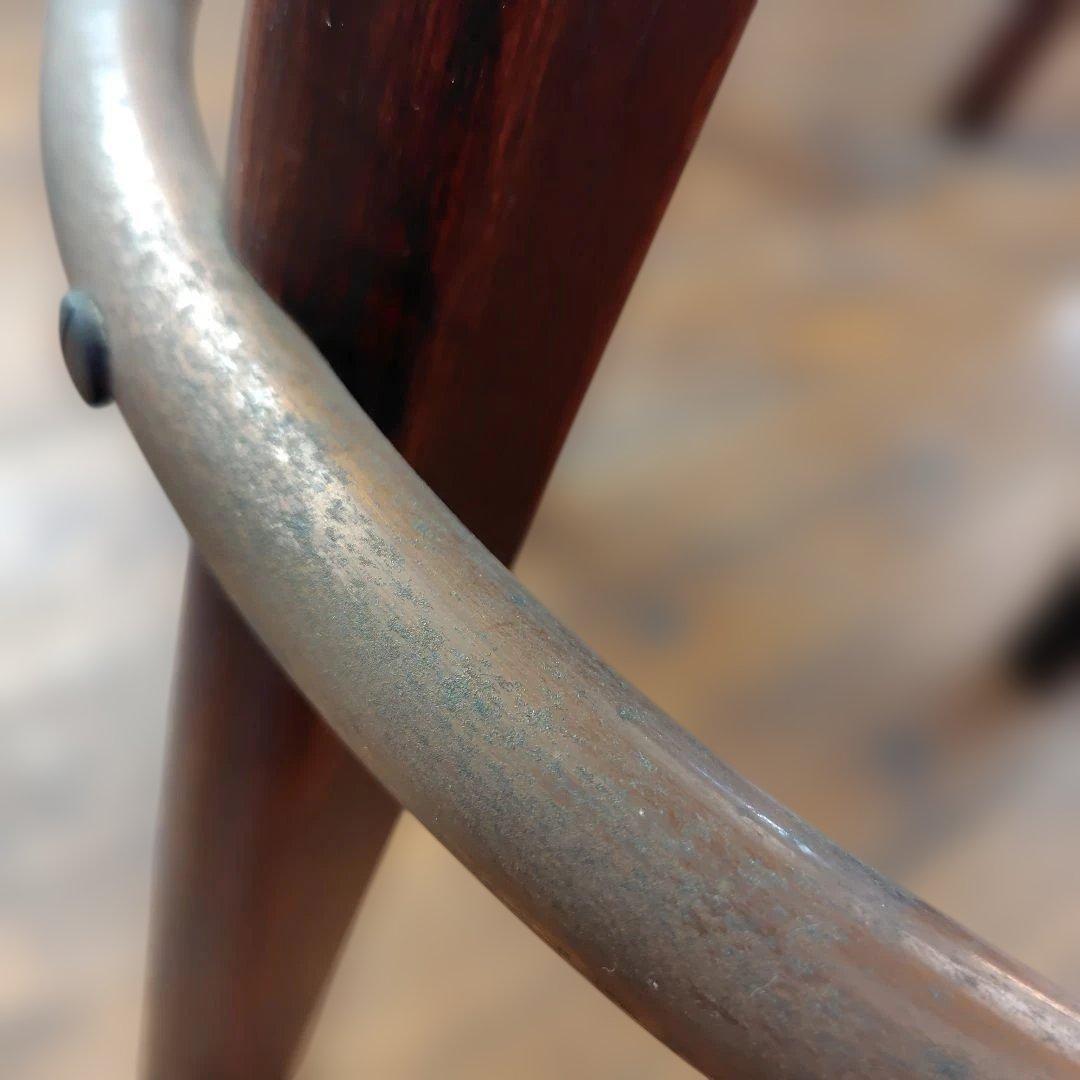 木製ハイチェア2脚セット カウンターチェア 丸椅子 スツール