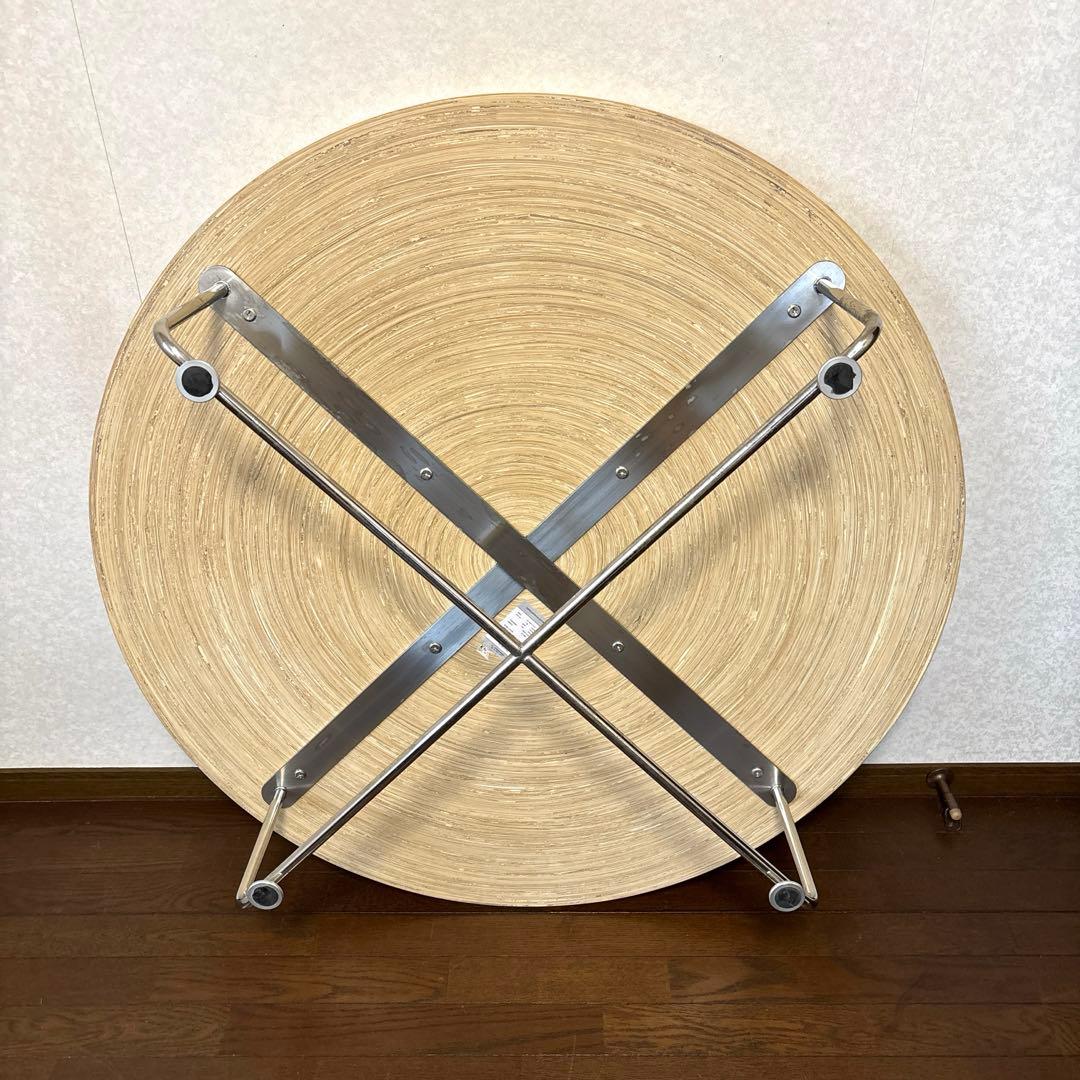 【美品】広松木工 EX サークルテーブル ローテーブル ラウンドテーブル