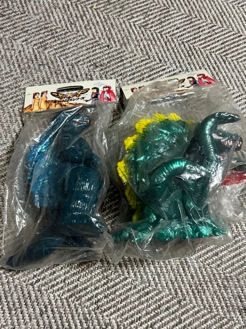 M1号ゴジラ＆ビオランテ☆ゴジラビデオファンクラブ1999☆ソフビ☆フィギュア☆