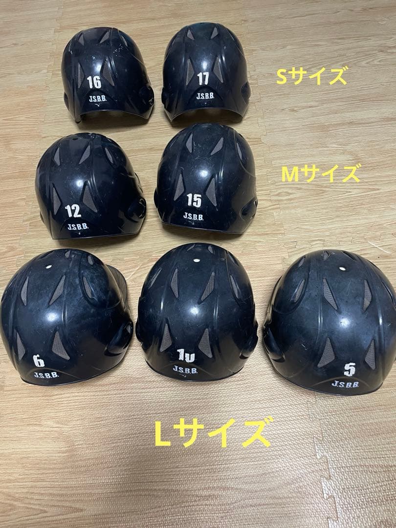 少年軟式 ヘルメット 打者用 両耳付き バッター用 SGマーク付き