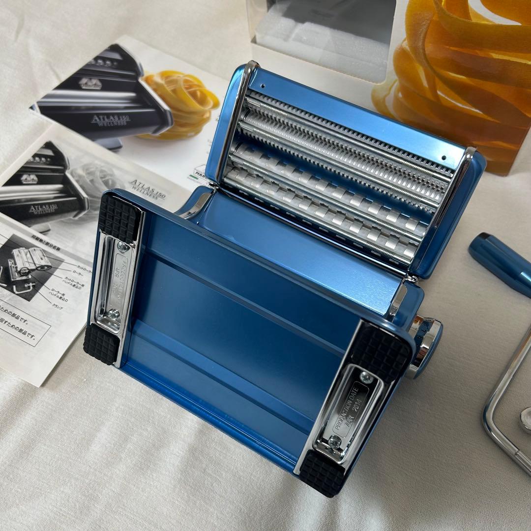 ⭐︎新品未使用⭐︎MARCATO パスタマシン アトラス 150　ブルー