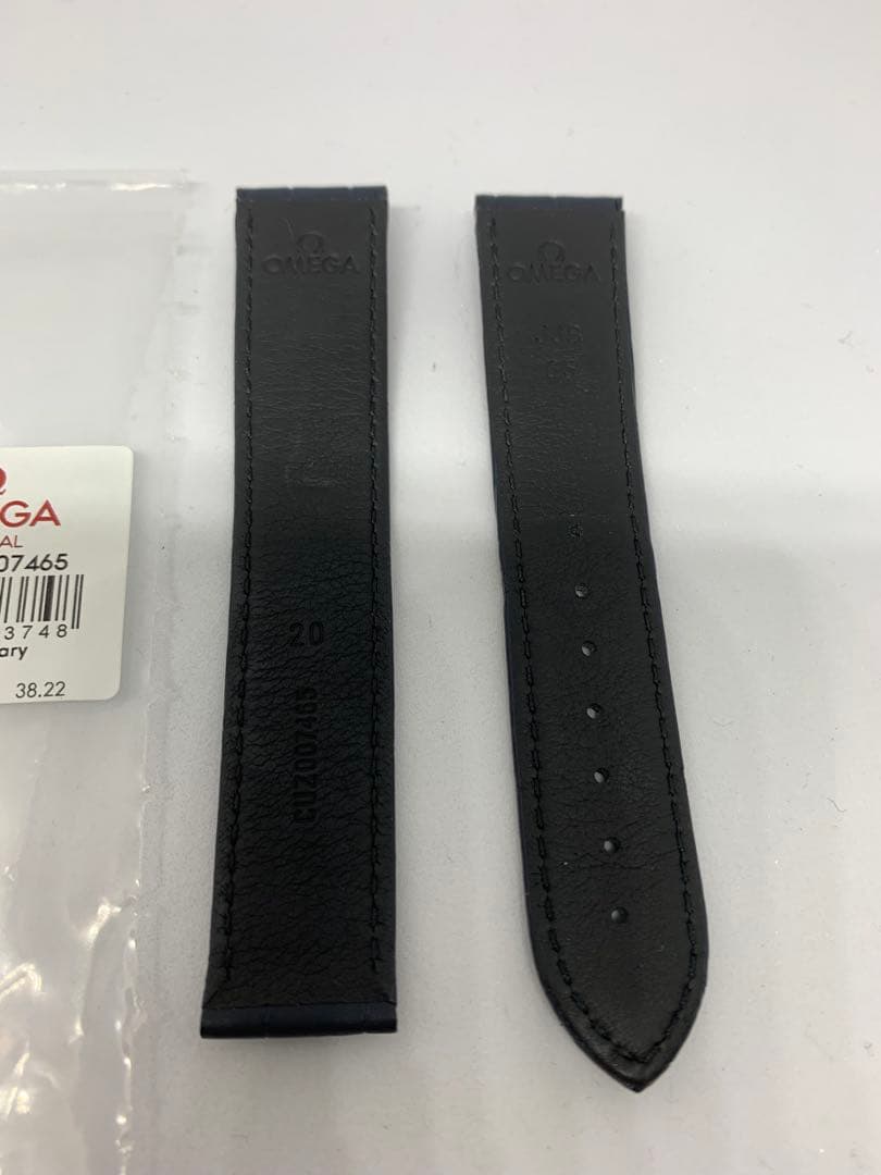 オメガ　レザーストラップ&ホールディングクラスプ　美品　20㎜/18㎜