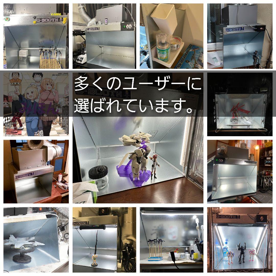 最新G-BOOTH S-03 コンパクト塗装ブース実用新案　大風量475ｍ3/ｈ