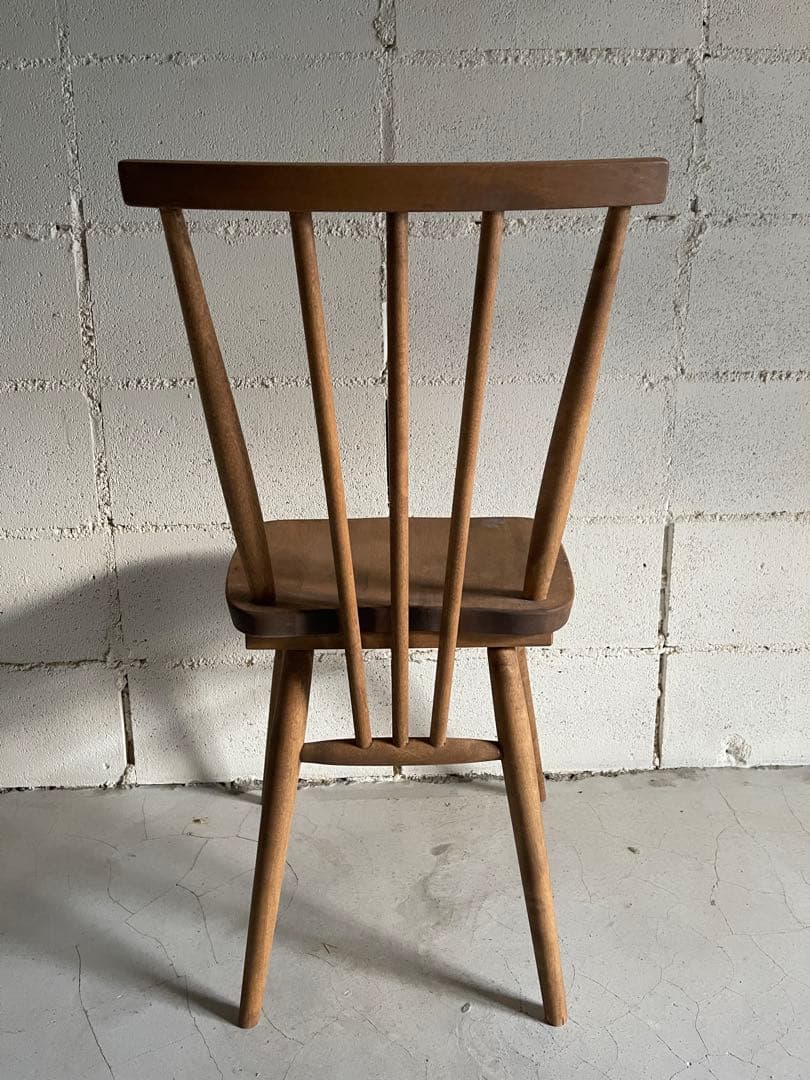 関家具　アネモネ　ダイニングチェア　バーチ無垢材　北欧テイスト　コンパクトサイズ