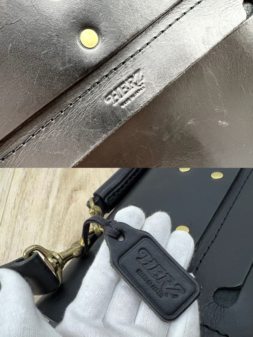 HERZ ヘルツ ナレッジバッグ ショルダーバッグ レザー