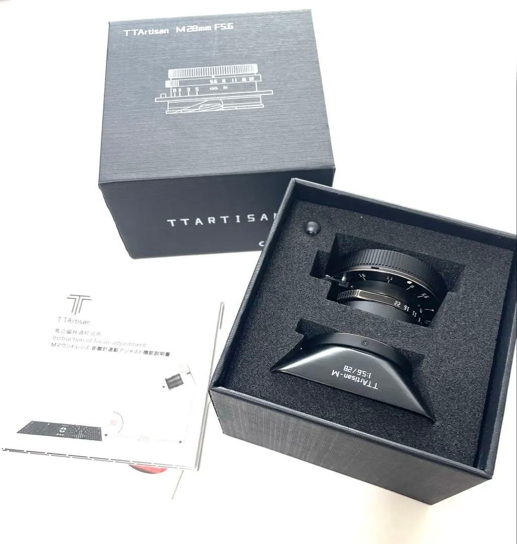 TTArtisan 28mm F5.6 ライカMマウント　ブラックペイント