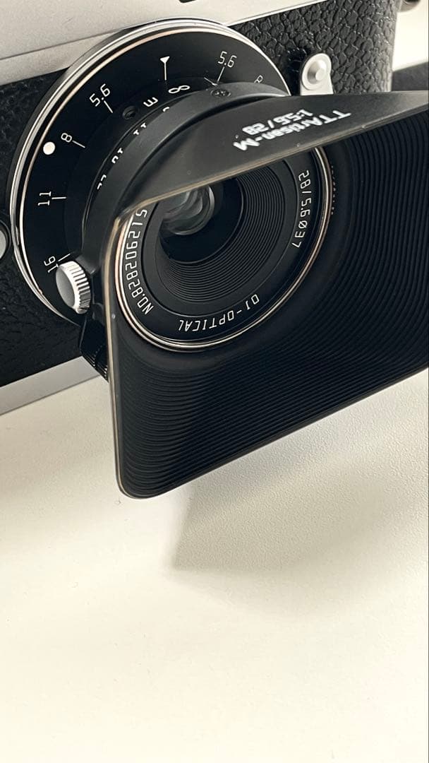 TTArtisan 28mm F5.6 ライカMマウント　ブラックペイント