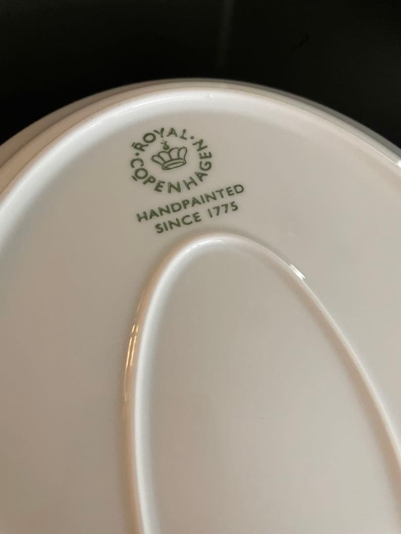 【未使用】ロイヤルコペンハーゲン ブルーフルーテッド メガ オーバル 1枚