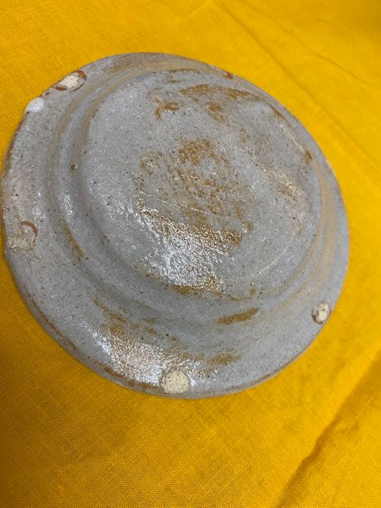 志野水指　替蓋付　佐久間芳丘