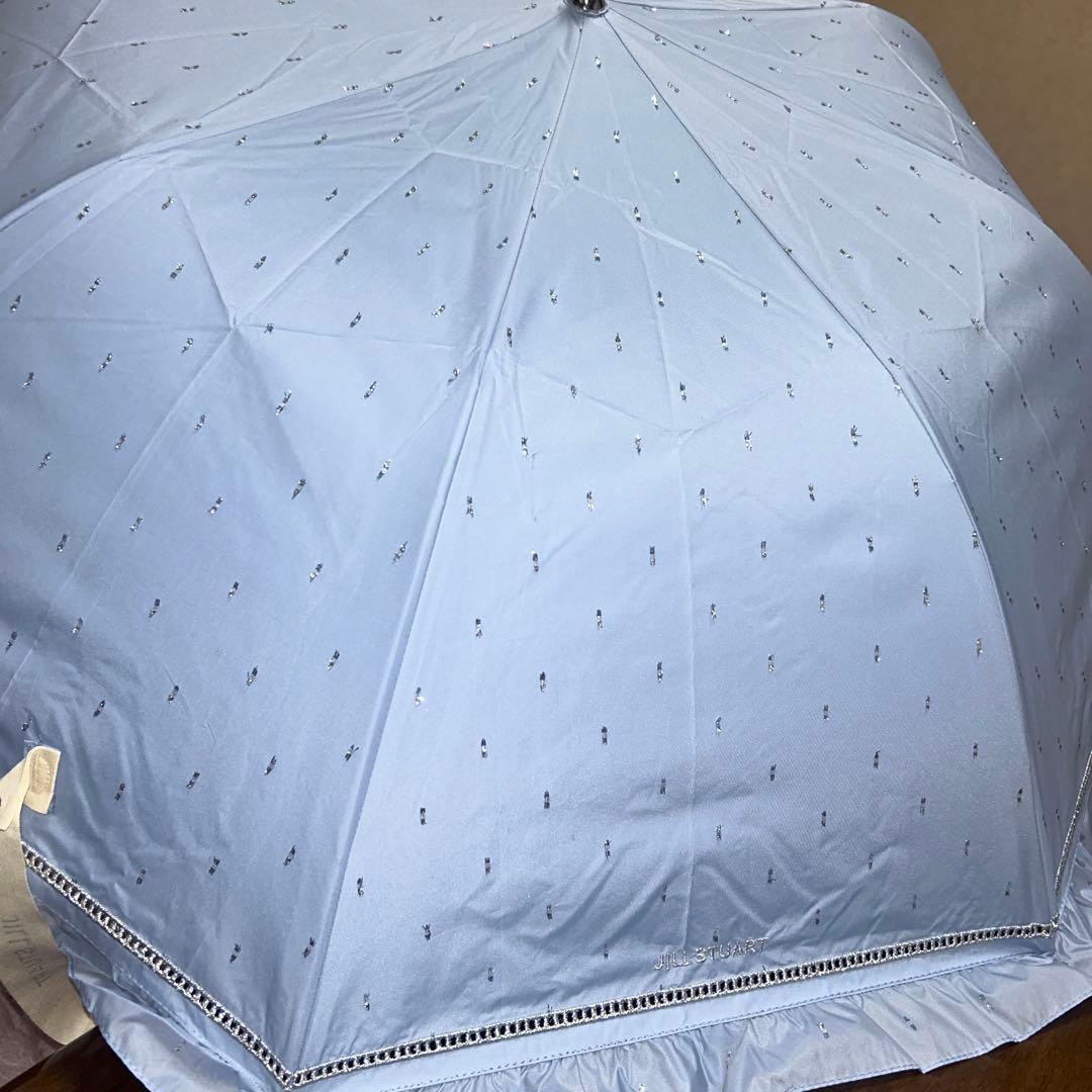 新品ジルスチュアート　日傘　晴雨兼用　一級遮光　楽折り　コンパクト傘