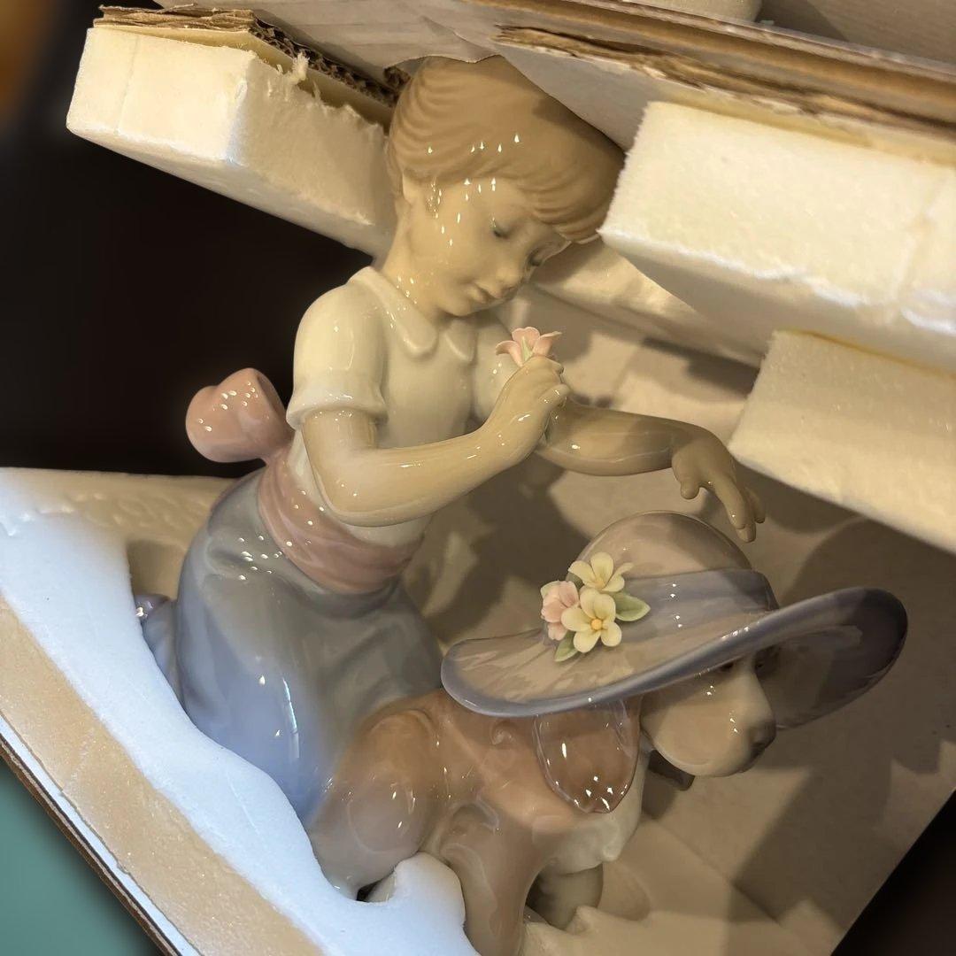 【箱・緩衝材あり・未使用】LLADRO リヤドロ おめかししようね